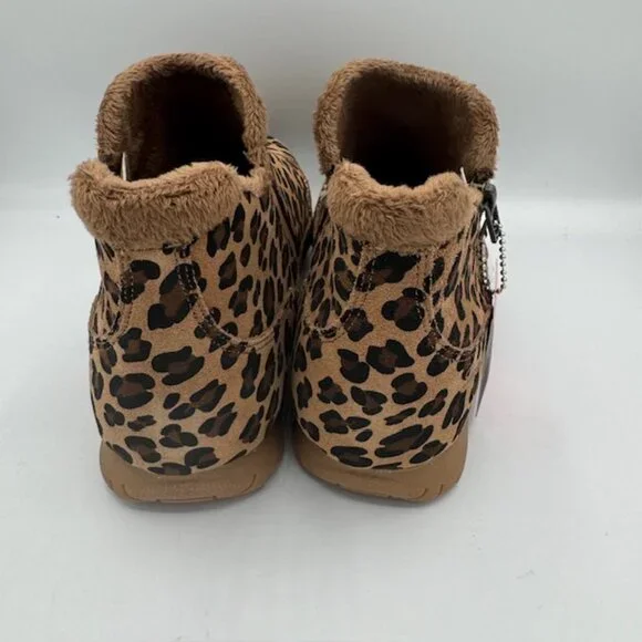 Skechers Women's Wide Fit Animal Print Ankle Booties Size 9 NEW!!! - Picture 4 of 8